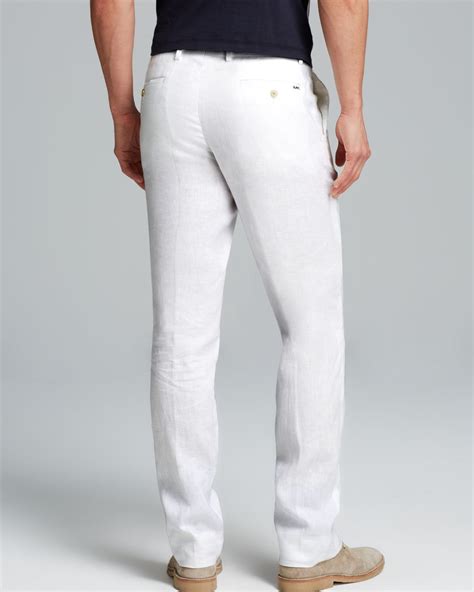 michael kors men linen pants|Michael Kors meyers men's pants.